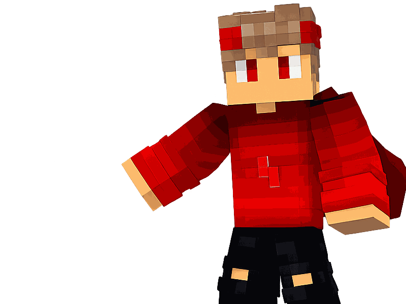 Render 3D da skin personalizada do criador